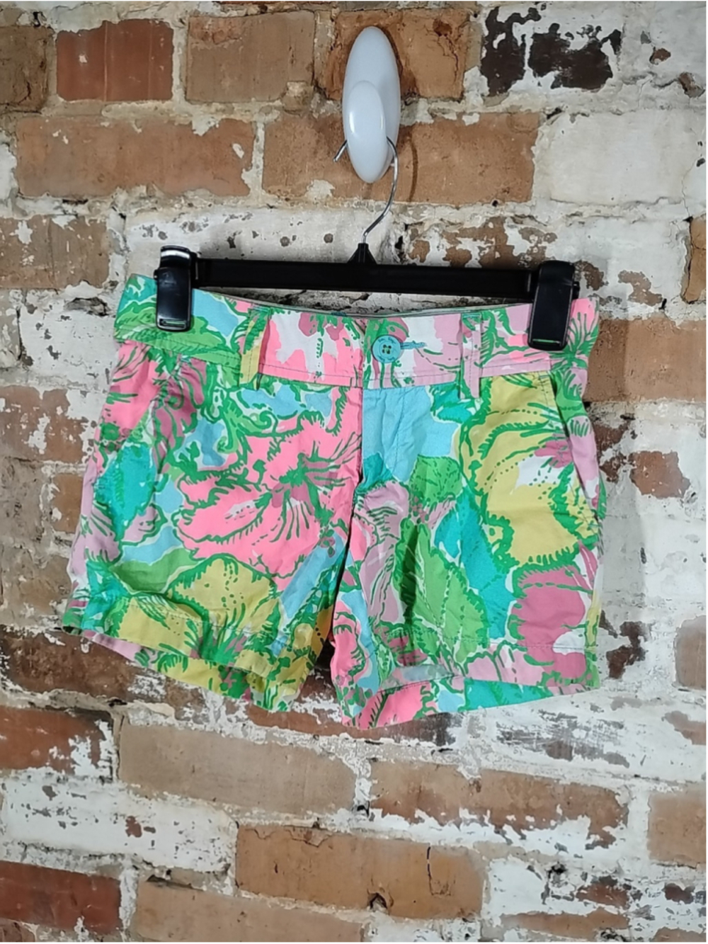 LILLY PULITZER The Callahan Short Women's Bermuda Floral Hawaii Shorts Size 000